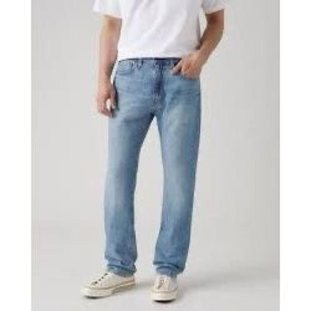 NEW Levi Strauss Mens 505 Medium Wash Denim Jeans Sz 36x30